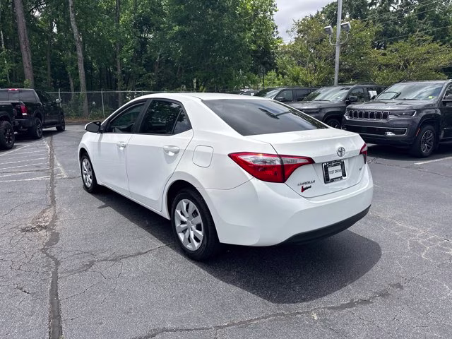 2015 Super White Toyota Corolla LE FWD Sedan