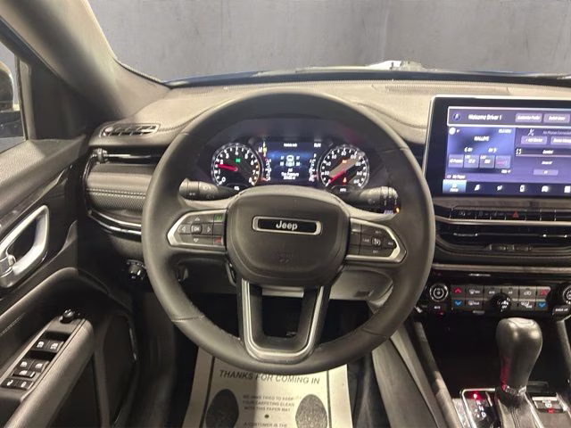 2023 Laser Blue Pearlcoat Jeep Compass Latitude 4X4 SUV