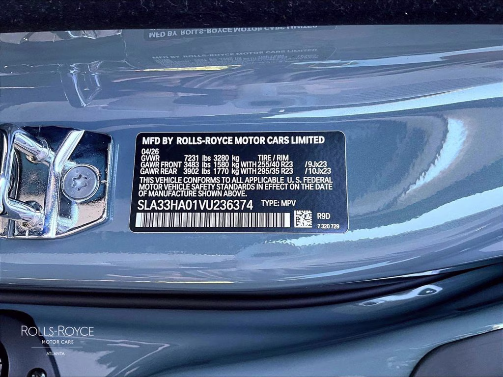 2027 Monteverde Rolls-Royce Black Badge Cullinan AWD SUV