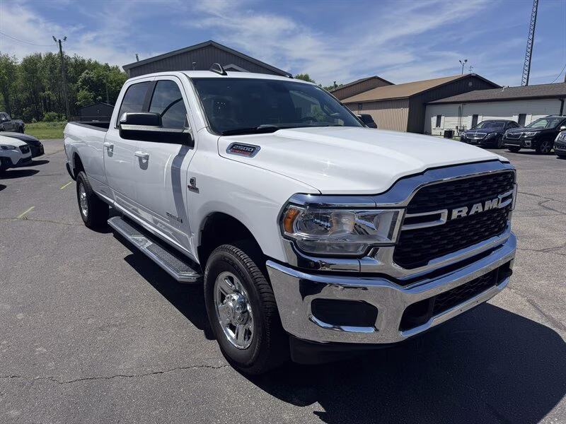 2022 Bright White Clear Coat Ram 2500 Big Horn 4X4 Truck