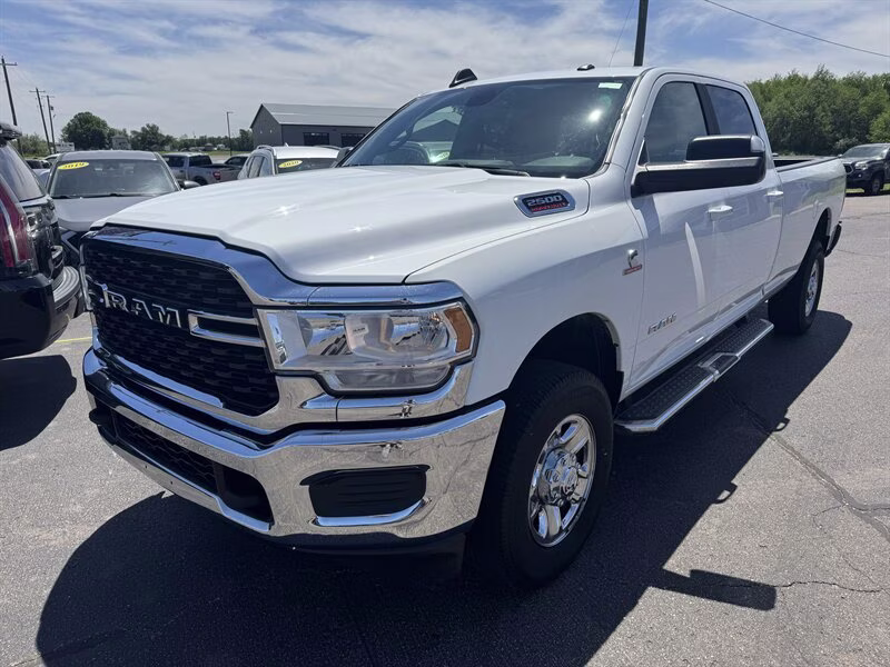 2022 Bright White Clear Coat Ram 2500 Big Horn 4X4 Truck