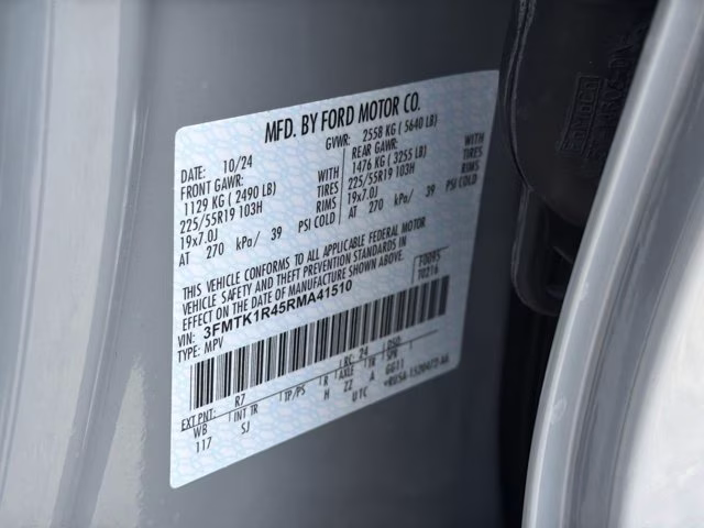 2024 Gray Metallic Ford Mustang Mach-E Select RWD SUV