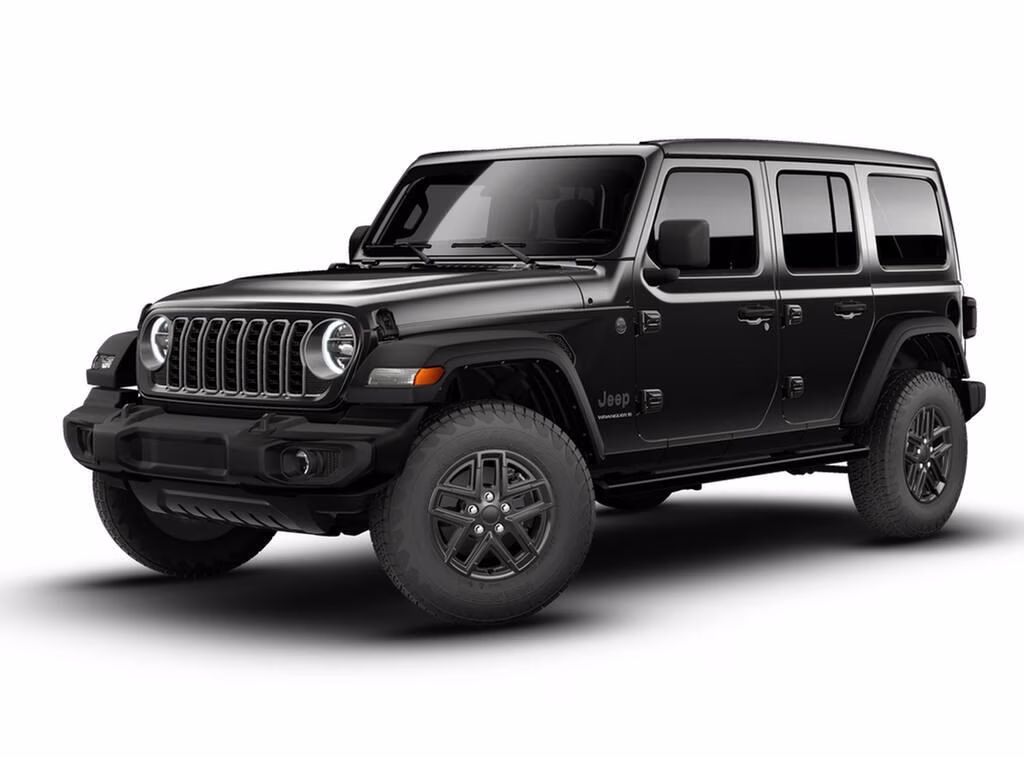 2026 Black Clear Coat Jeep Wrangler Wrangler 4-door Sport S 4X4 4-door