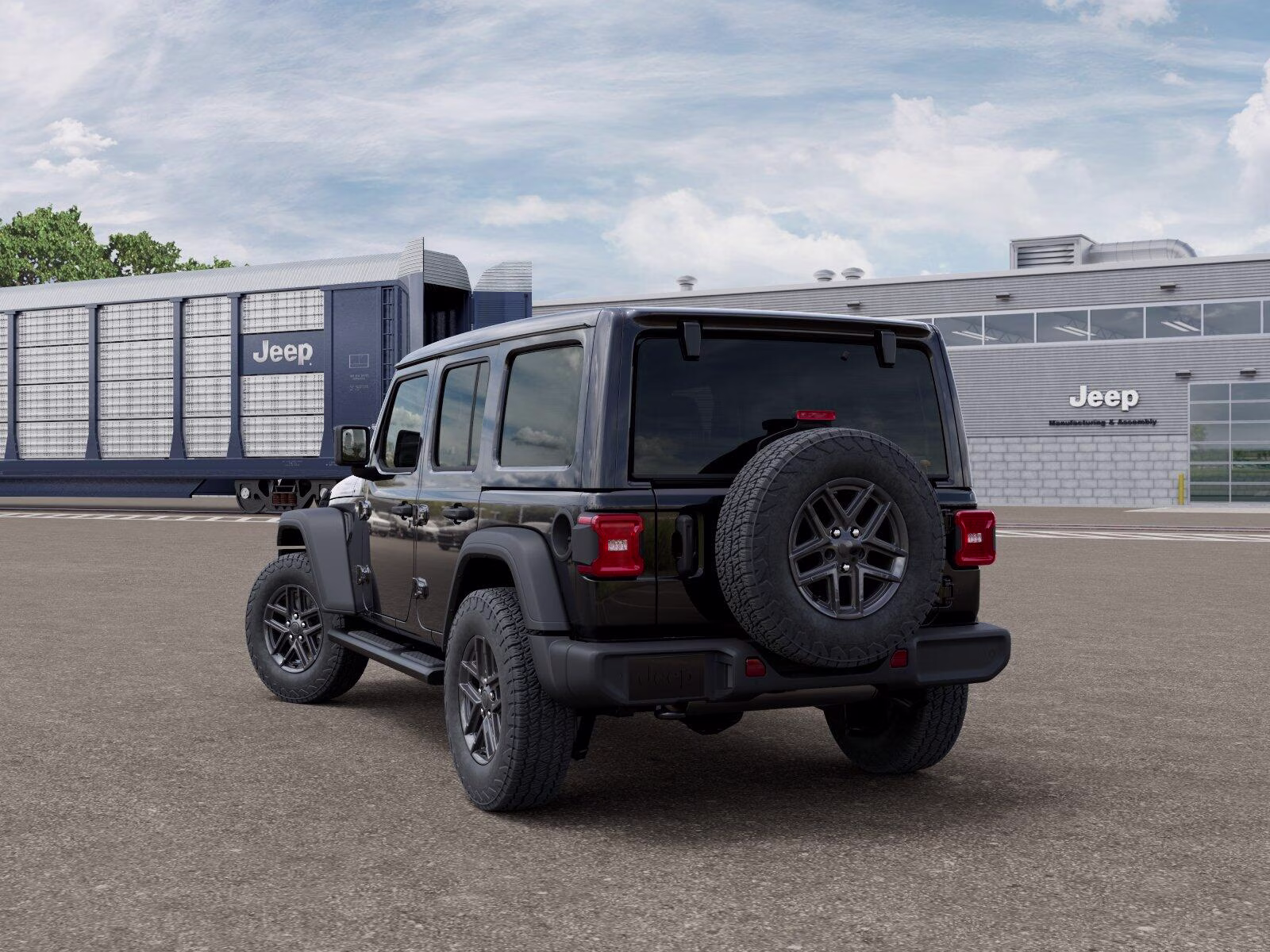2026 Black Clear Coat Jeep Wrangler Wrangler 4-door Sport S 4X4 4-door