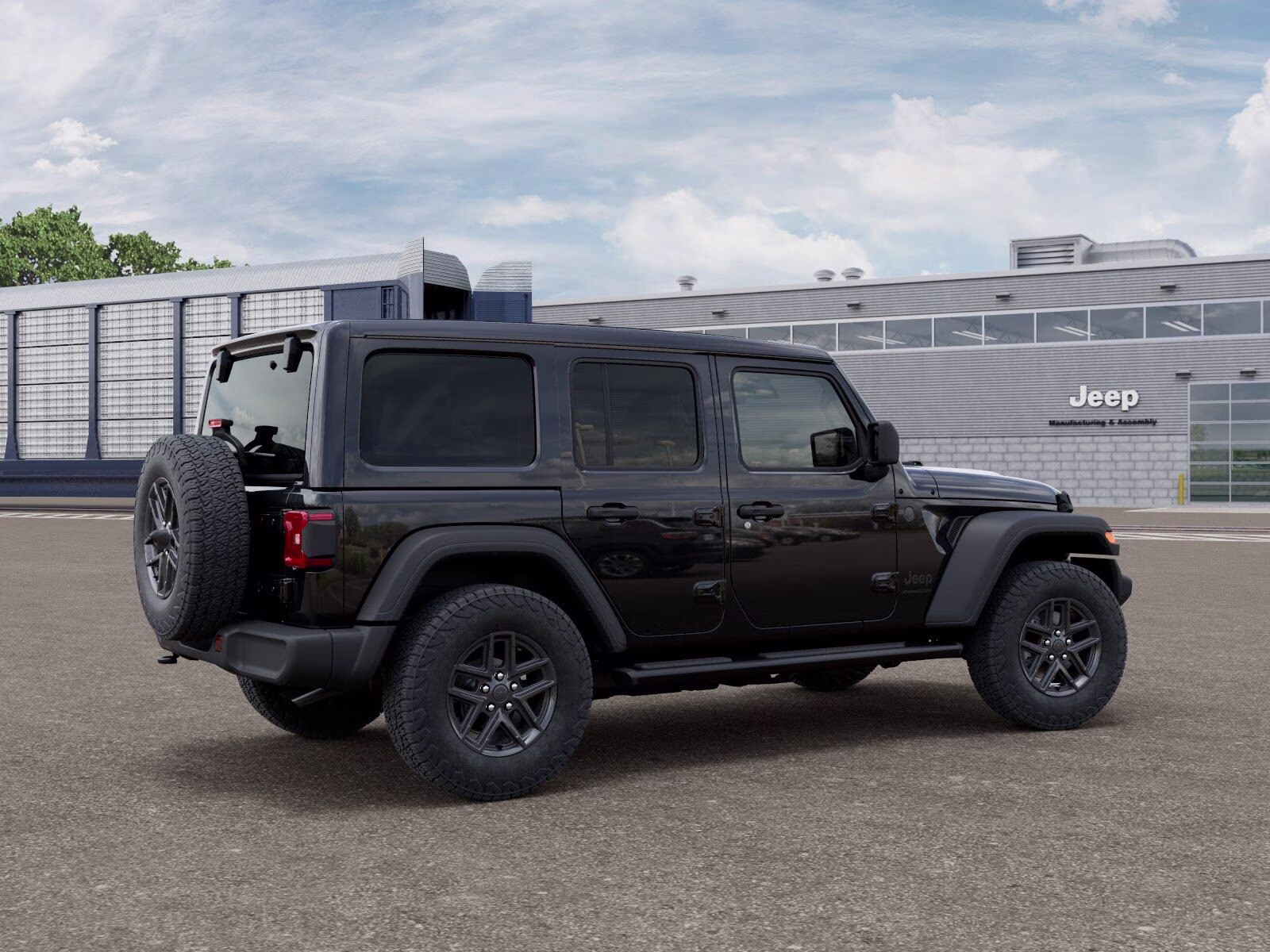 2026 Black Clear Coat Jeep Wrangler Wrangler 4-door Sport S 4X4 4-door