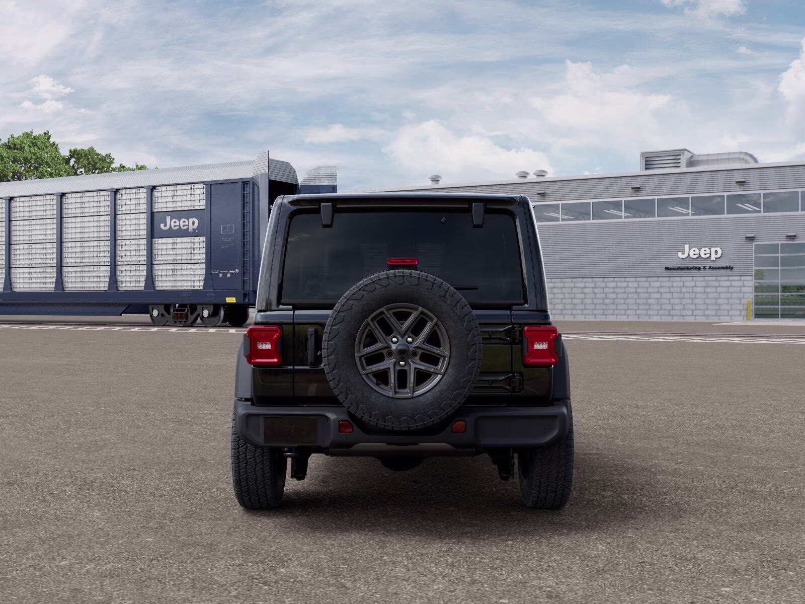 2026 Black Clear Coat Jeep Wrangler Wrangler 4-door Sport S 4X4 4-door