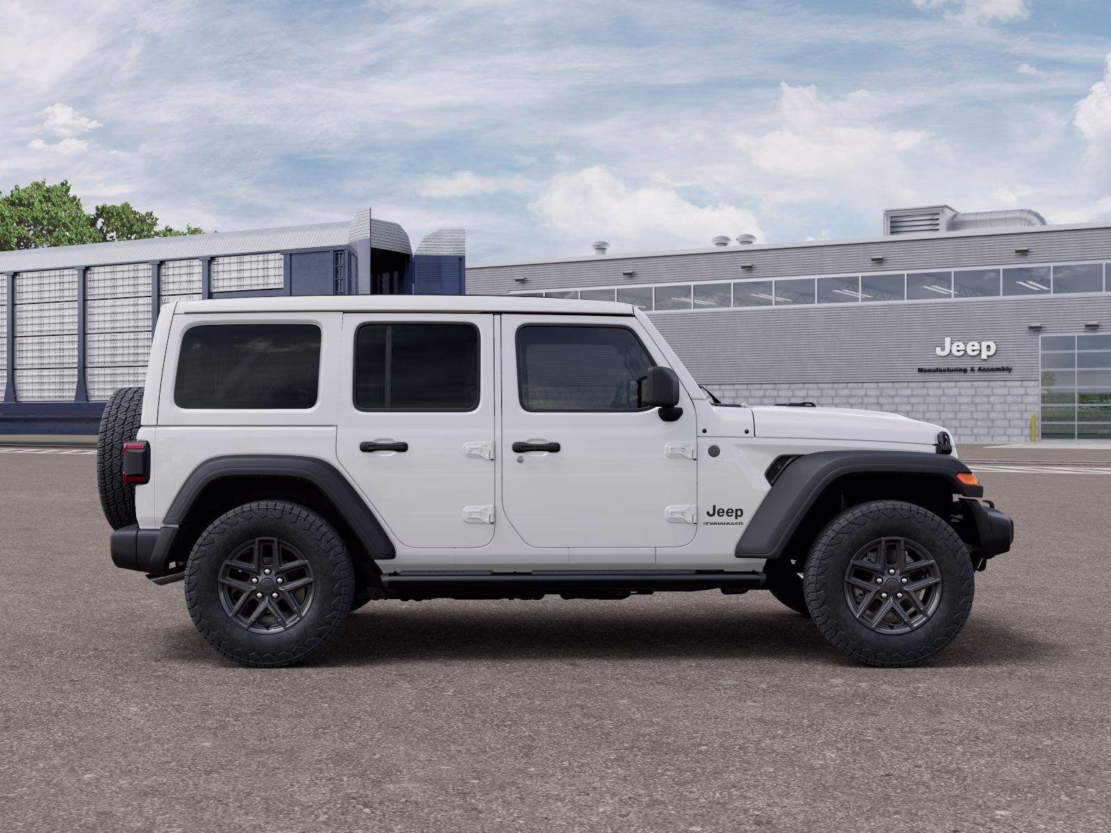 2026 Bright White Clearcoat Jeep Wrangler Sport S 4X4 SUV