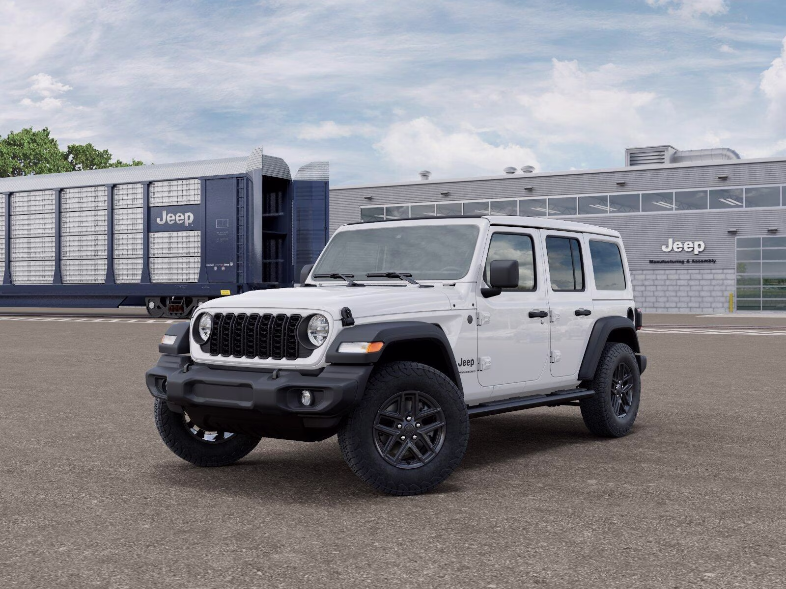 2026 Bright White Clear Coat Jeep Wrangler Wrangler 4-door Sport S 4X4 4-door