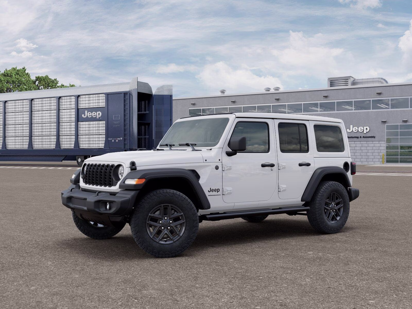 2026 Bright White Clear Coat Jeep Wrangler Wrangler 4-door Sport S 4X4 4-door