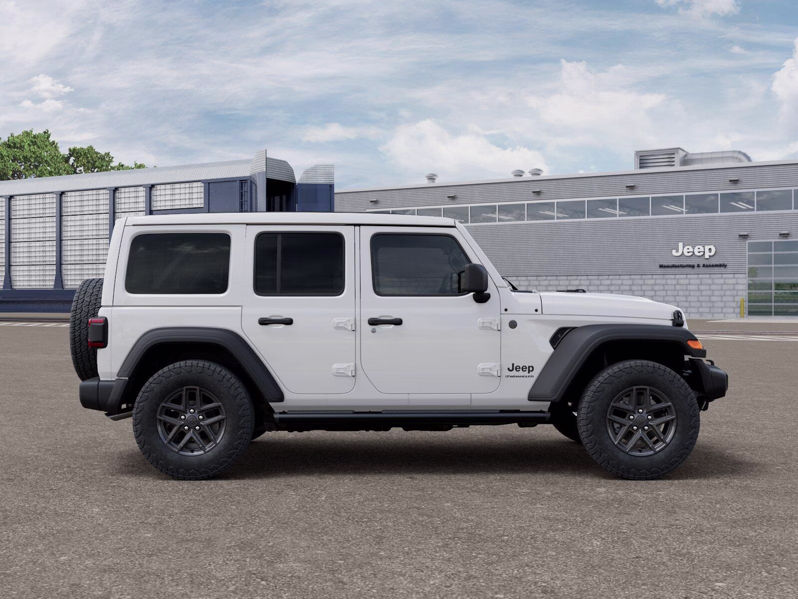 2026 Bright White Clear Coat Jeep Wrangler Wrangler 4-door Sport S 4X4 4-door