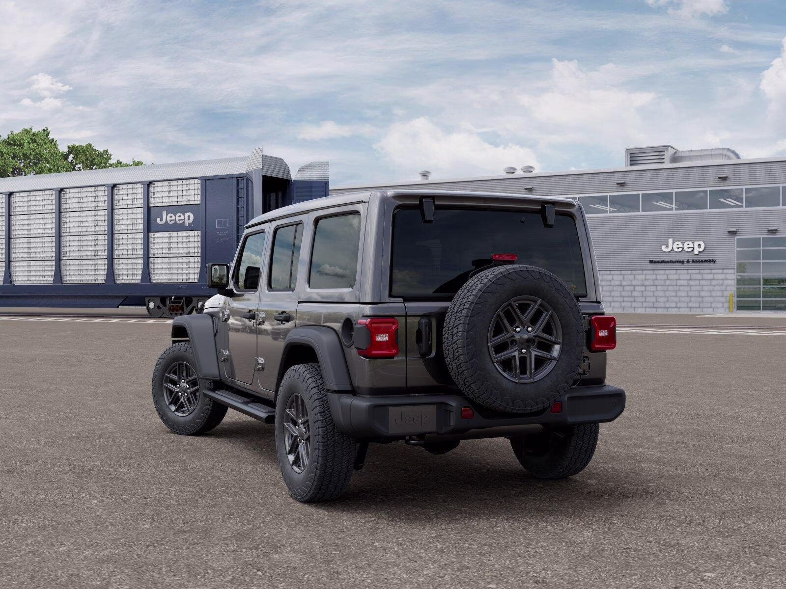 2026 Granite Crystal Metallic Clear Coat Jeep Wrangler Wrangler 4-door Sport S 4X4 4-door