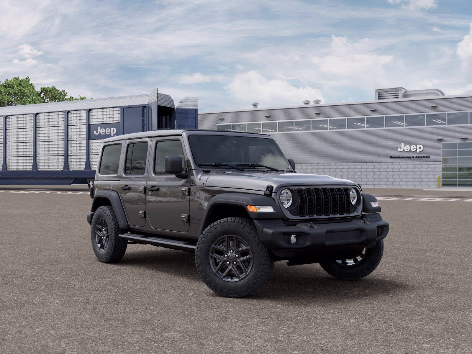 2026 Granite Crystal Metallic Clear Coat Jeep Wrangler Wrangler 4-door Sport S 4X4 4-door