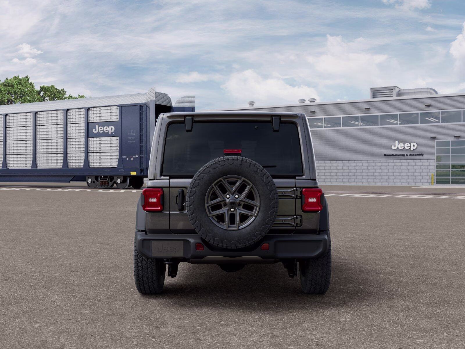 2026 Granite Crystal Metallic Clear Coat Jeep Wrangler Wrangler 4-door Sport S 4X4 4-door