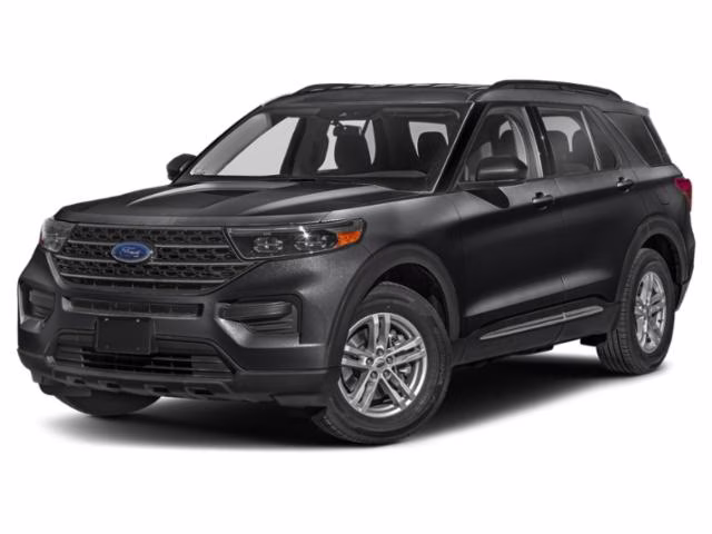 2023 Black Ford Explorer XLT 4X4 SUV