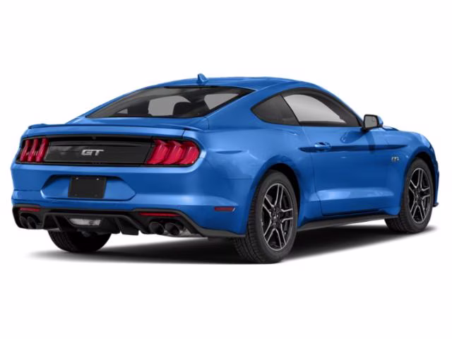 2020 Velocity Blue Ford Mustang GT RWD Fastback