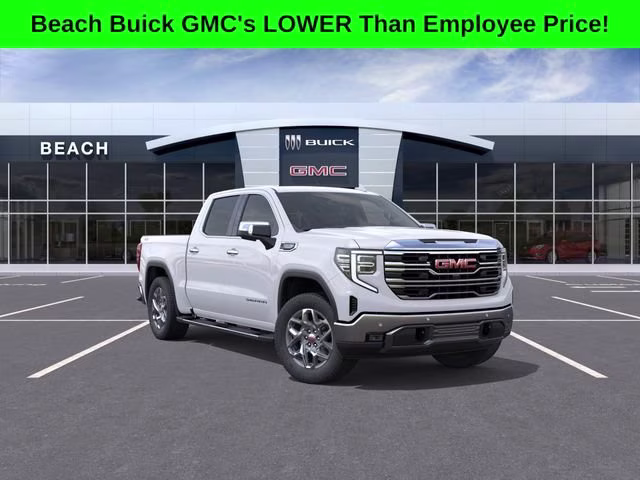 2026 Summit White GMC Sierra 1500 SLT 4X4 Truck