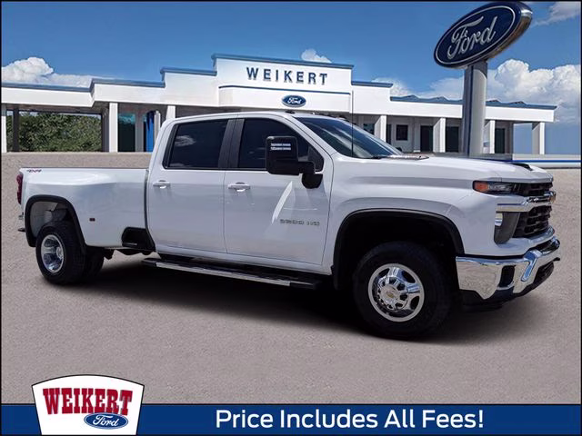 2024 Summit White Chevrolet Silverado 3500HD LT 4X4 Truck