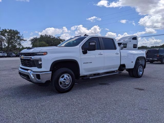 2024 Summit White Chevrolet Silverado 3500HD LT 4X4 Truck