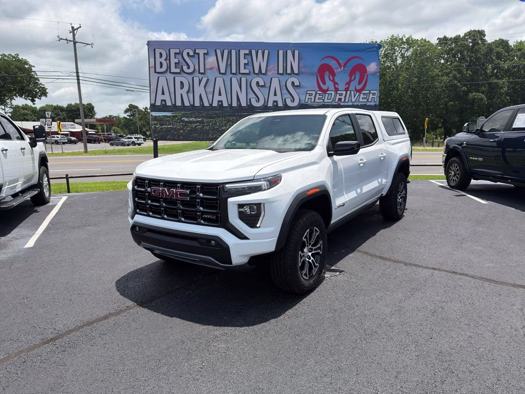 2025 Summit White GMC Canyon 4WD AT4 4X4 Truck