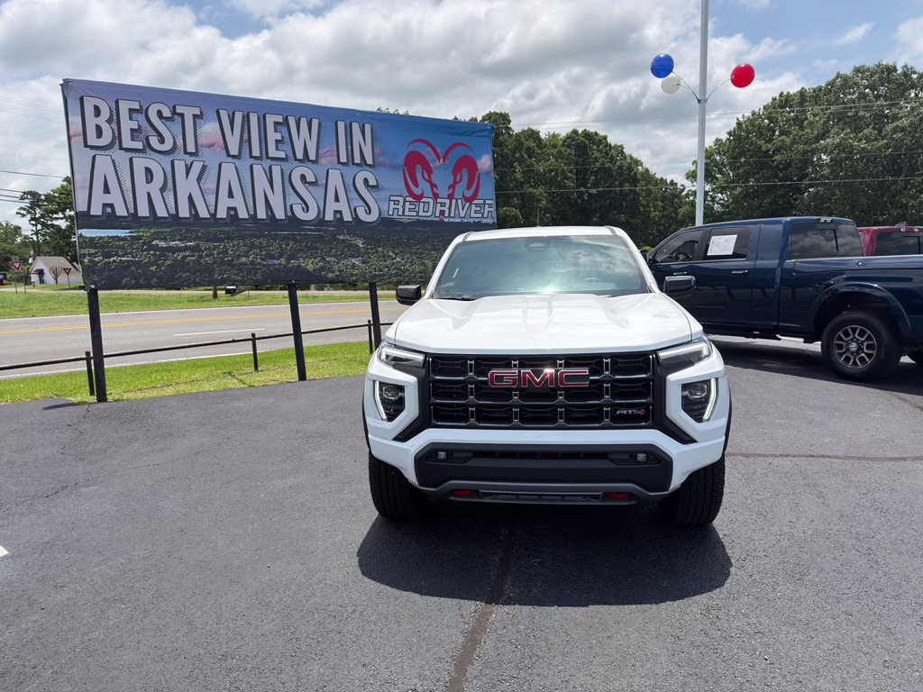 2025 Summit White GMC Canyon 4WD AT4 4X4 Truck