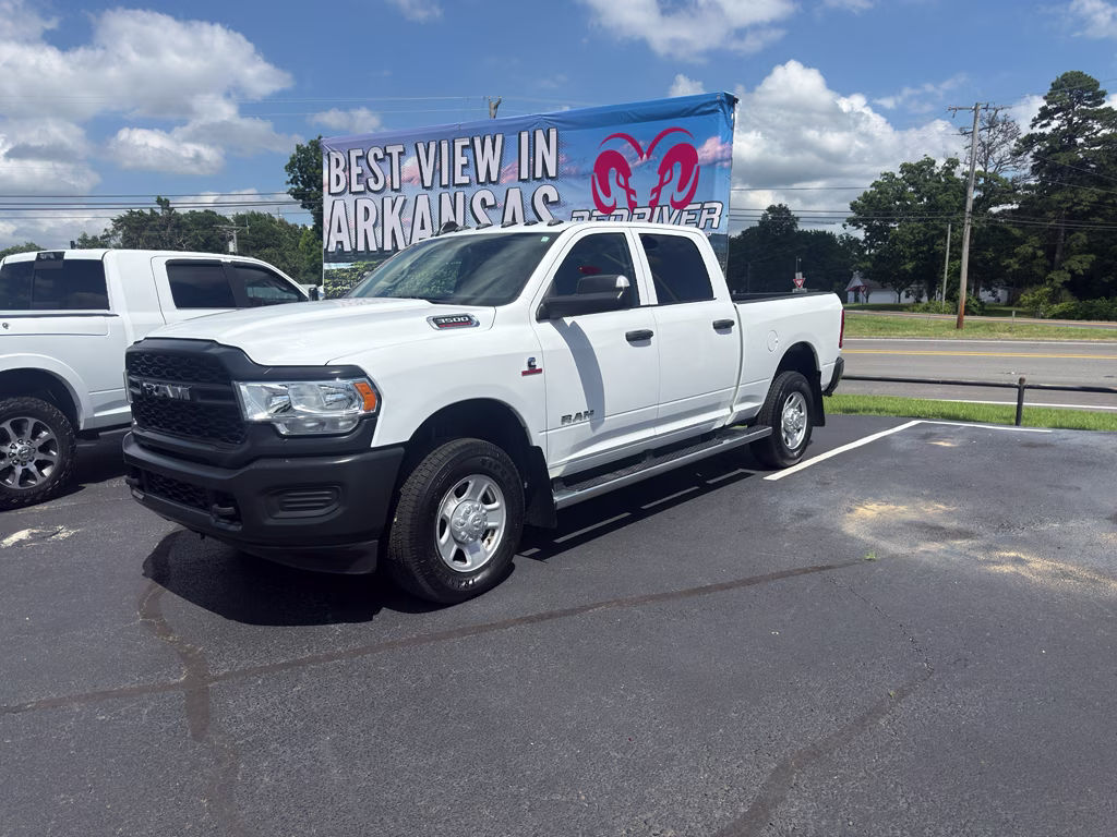 2020 Bright White Clearcoat Ram 3500 Tradesman 4X4 Truck