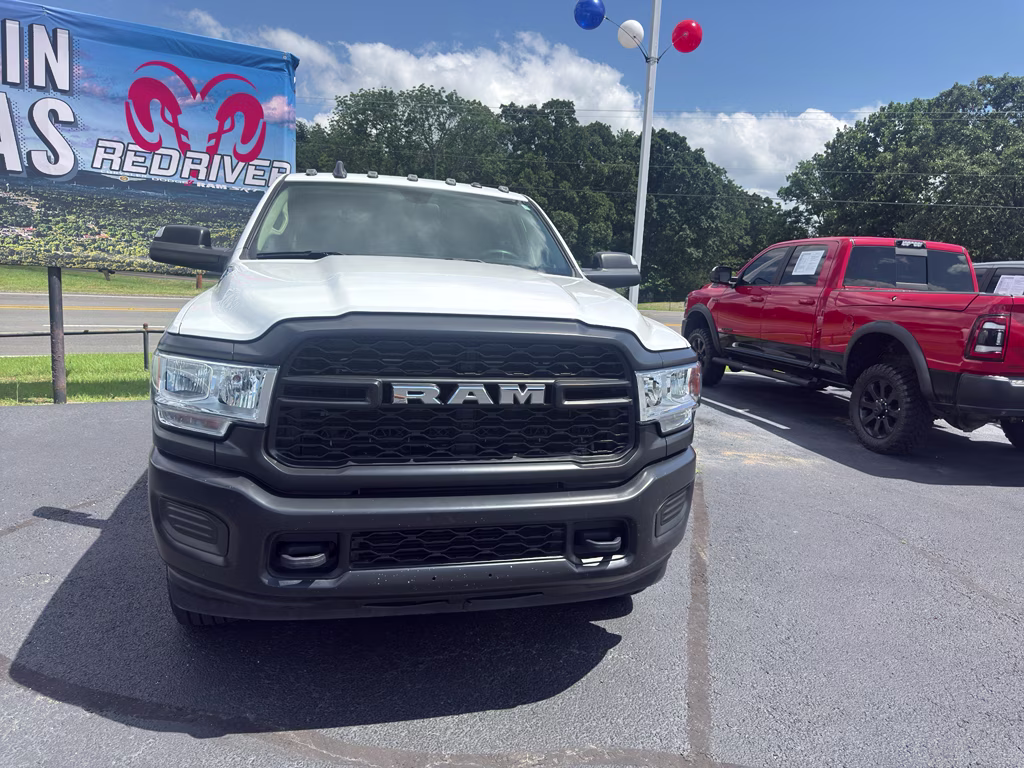 2020 Bright White Clearcoat Ram 3500 Tradesman 4X4 Truck