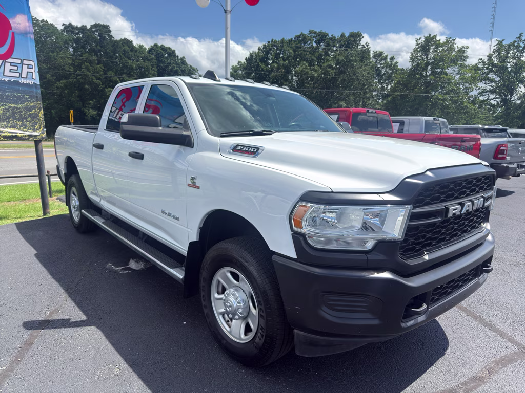 2020 Bright White Clearcoat Ram 3500 Tradesman 4X4 Truck
