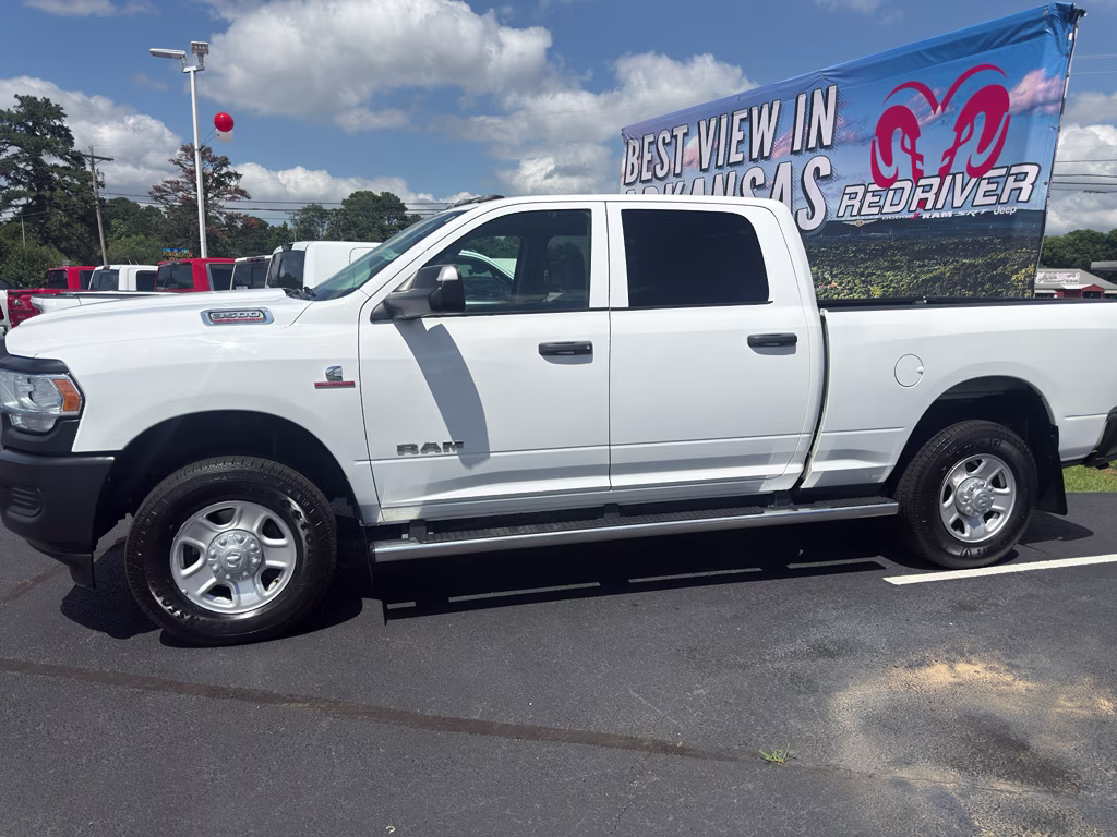 2020 Bright White Clearcoat Ram 3500 Tradesman 4X4 Truck