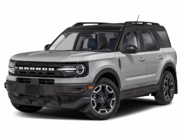 2023 Iconic Silver Metallic Ford Bronco Sport Outer Banks 4X4 SUV