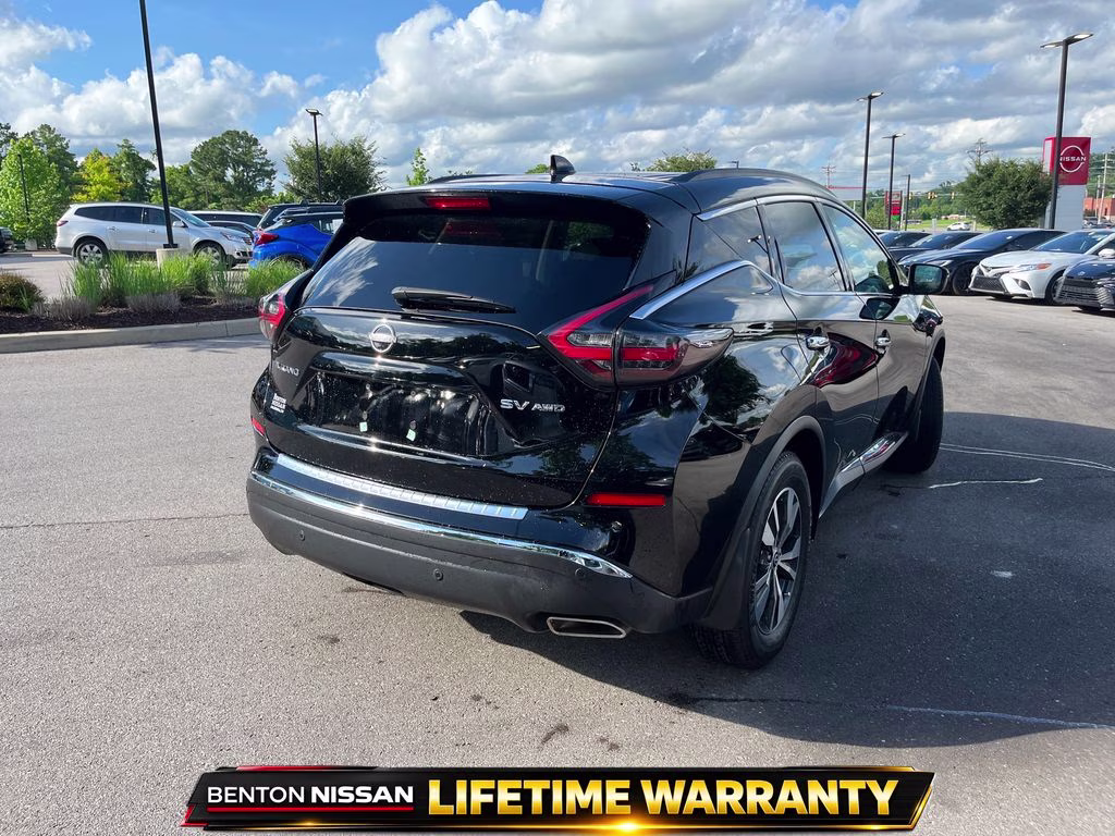 2024 Super Black Nissan Murano SV AWD SUV