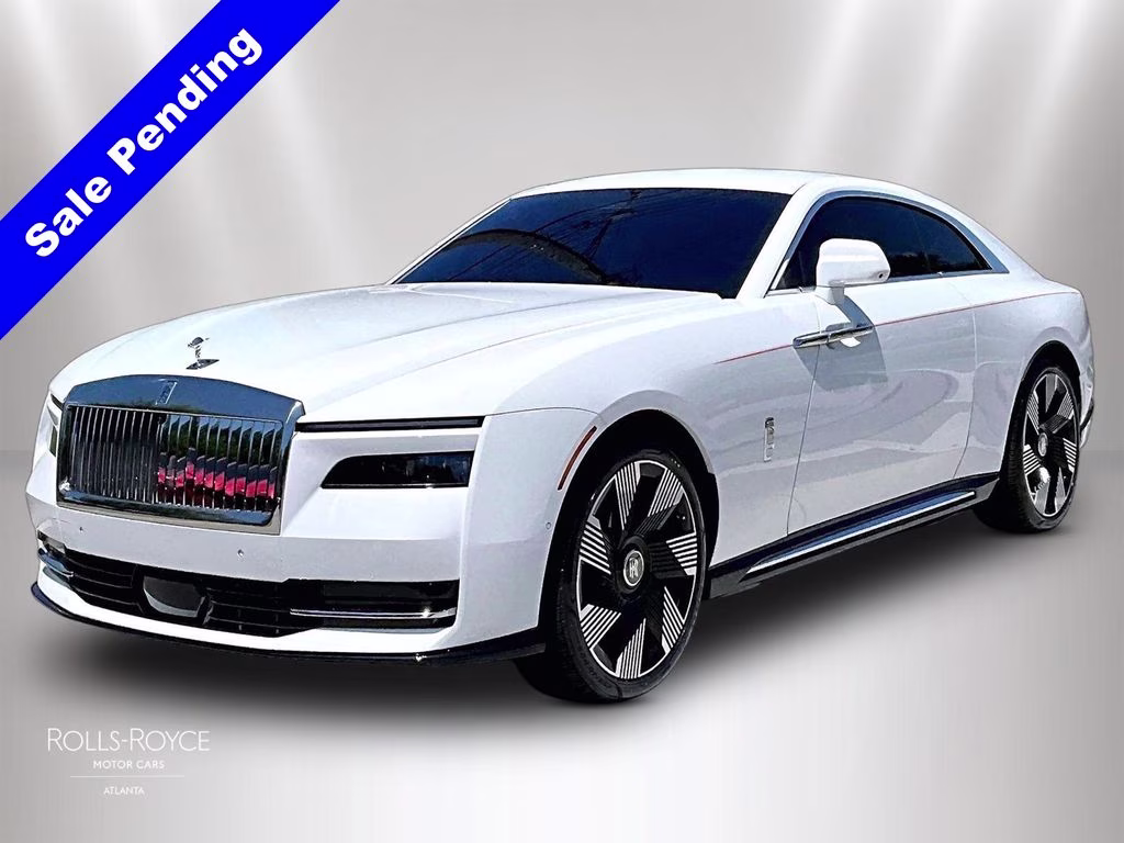 2025 Arctic White Rolls-Royce Spectre .Starlight Doors AWD Coupe