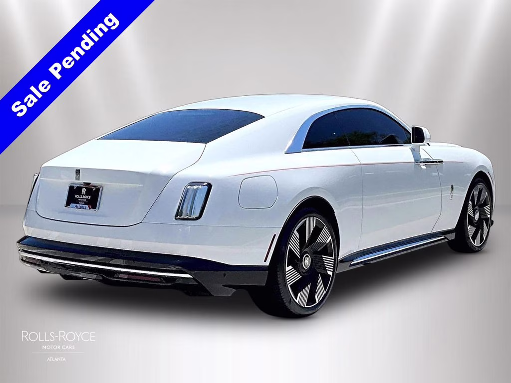2025 Arctic White Rolls-Royce Spectre .Starlight Doors AWD Coupe