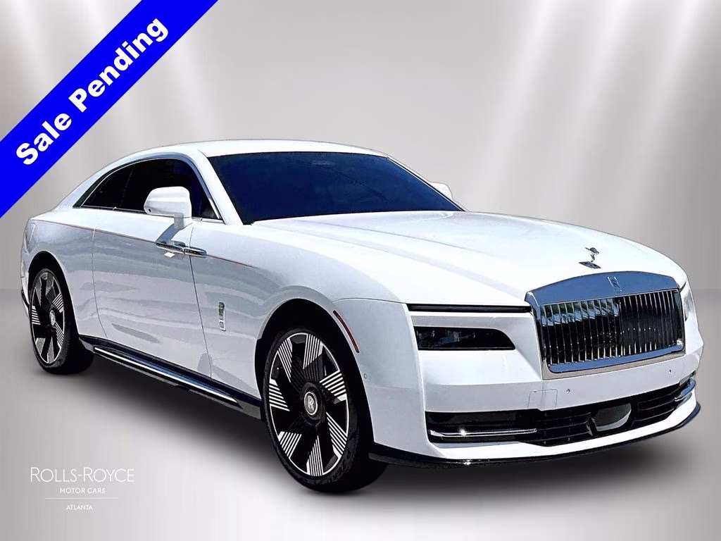 2025 Arctic White Rolls-Royce Spectre .Starlight Doors AWD Coupe
