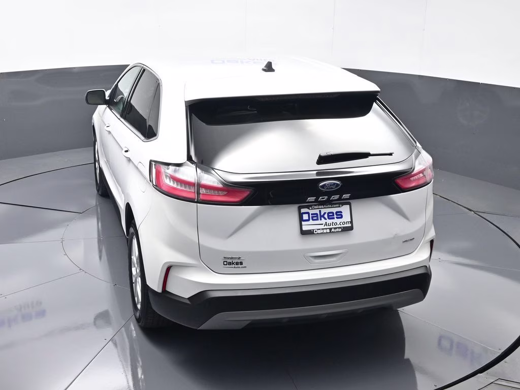 2021 Oxford White Ford Edge SEL AWD SUV