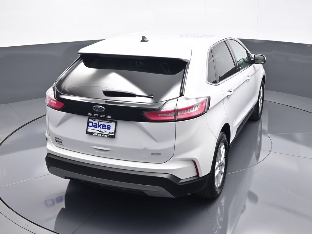 2021 Oxford White Ford Edge SEL AWD SUV