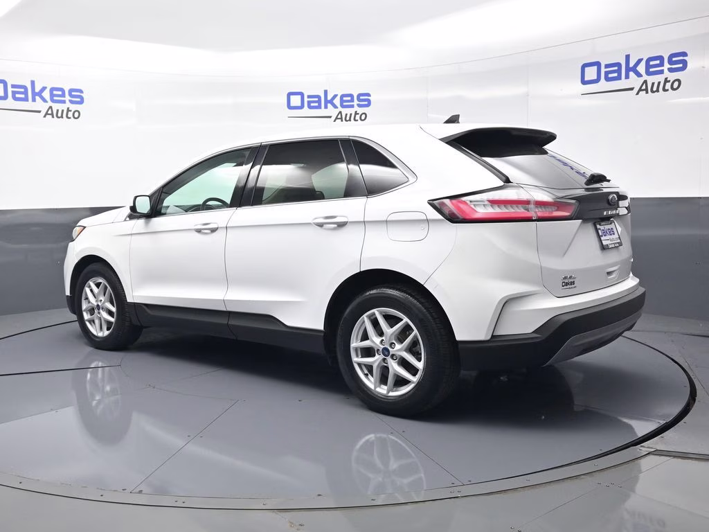 2021 Oxford White Ford Edge SEL AWD SUV