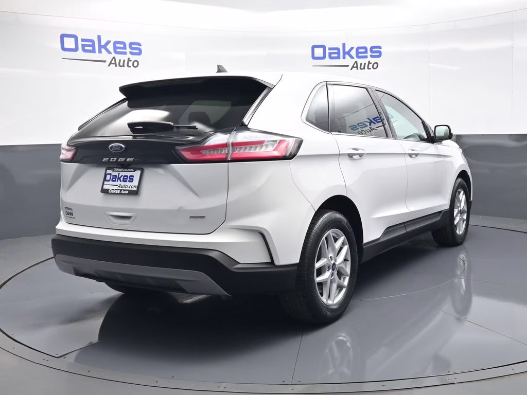 2021 Oxford White Ford Edge SEL AWD SUV