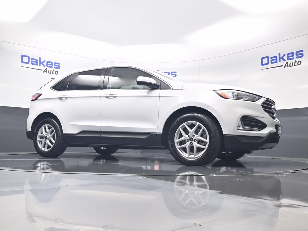 2021 Oxford White Ford Edge SEL AWD SUV