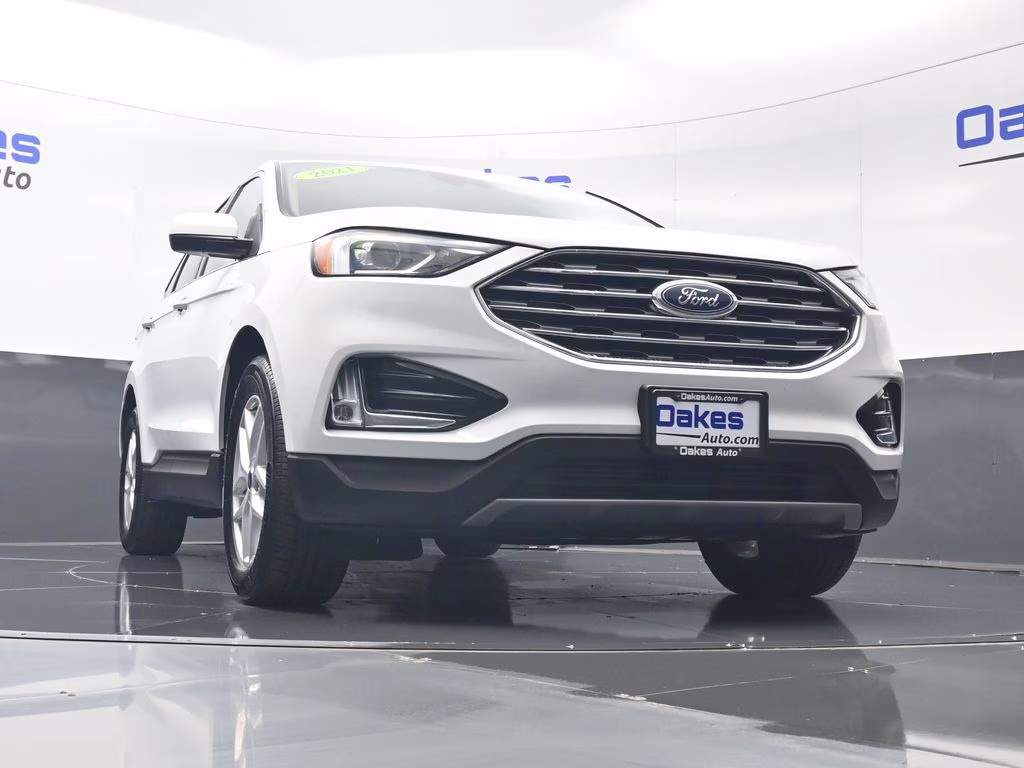2021 Oxford White Ford Edge SEL AWD SUV