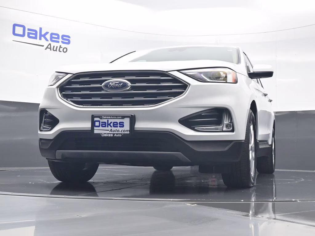 2021 Oxford White Ford Edge SEL AWD SUV