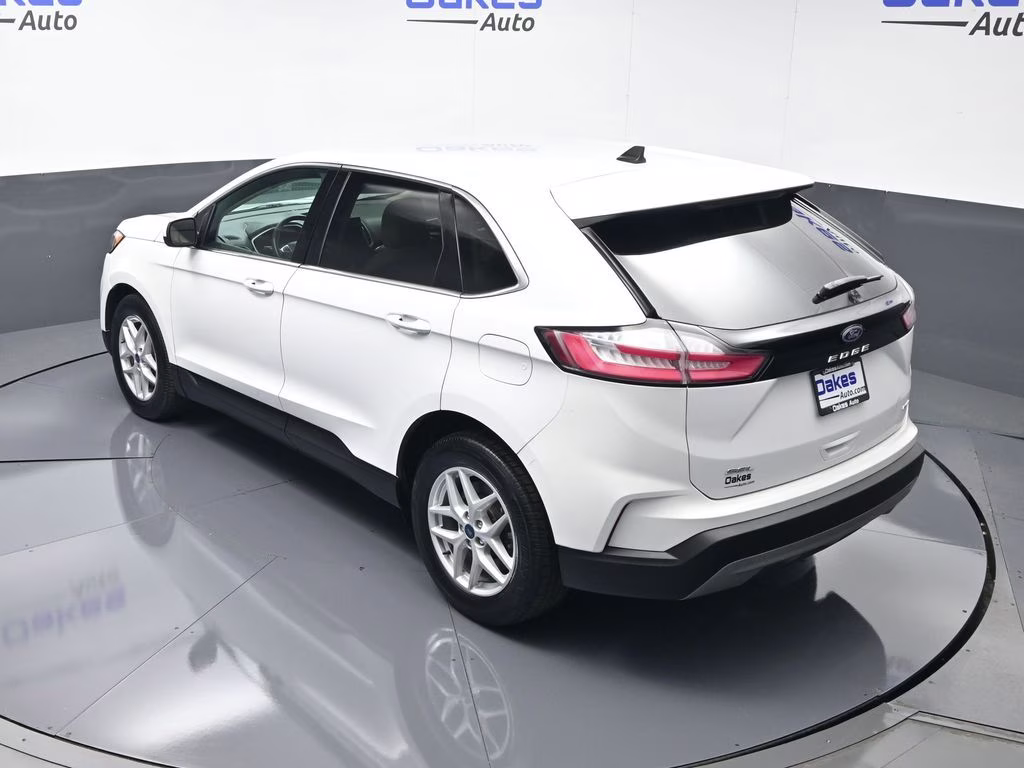 2021 Oxford White Ford Edge SEL AWD SUV