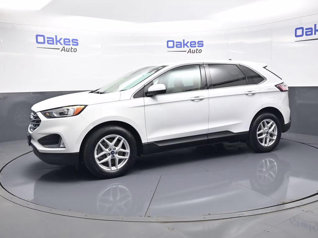 2021 Oxford White Ford Edge SEL AWD SUV
