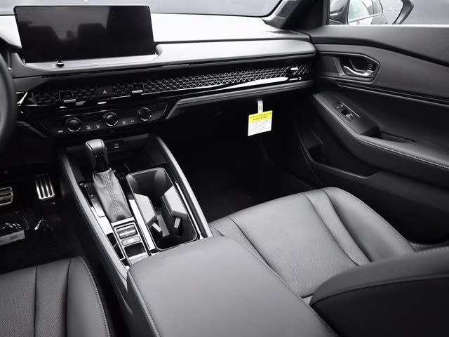 2025 Crystal Black Pearl Honda Accord Hybrid Sport-L FWD Sedan