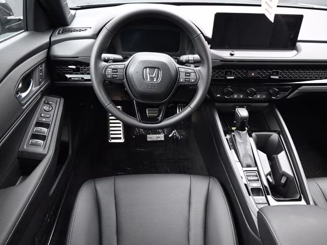 2025 Crystal Black Pearl Honda Accord Hybrid Sport-L FWD Sedan