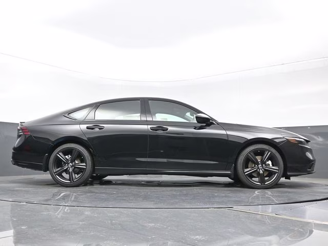 2025 Crystal Black Pearl Honda Accord Hybrid Sport-L FWD Sedan