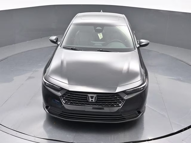 2025 Crystal Black Pearl Honda Accord Hybrid Sport-L FWD Sedan