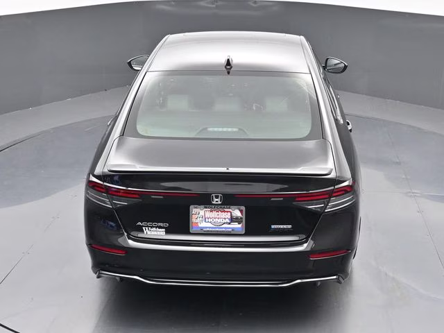 2025 Crystal Black Pearl Honda Accord Hybrid Sport-L FWD Sedan