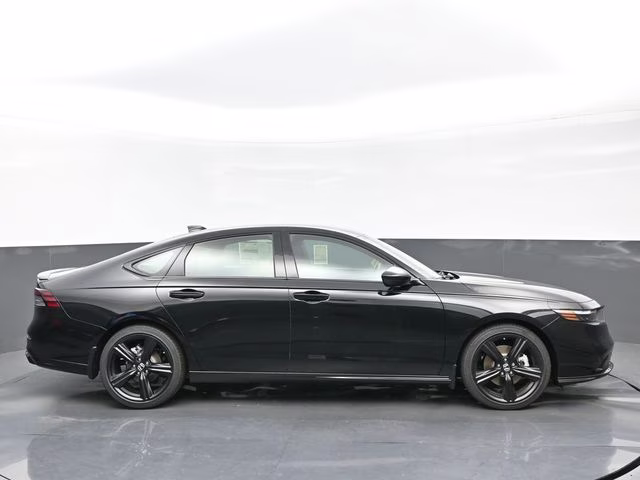 2025 Crystal Black Pearl Honda Accord Hybrid Sport-L FWD Sedan