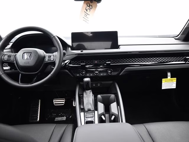 2025 Crystal Black Pearl Honda Accord Hybrid Sport-L FWD Sedan