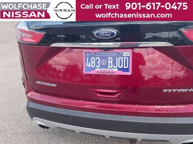 2019 Ruby Red Metallic Ford Edge Titanium FWD SUV